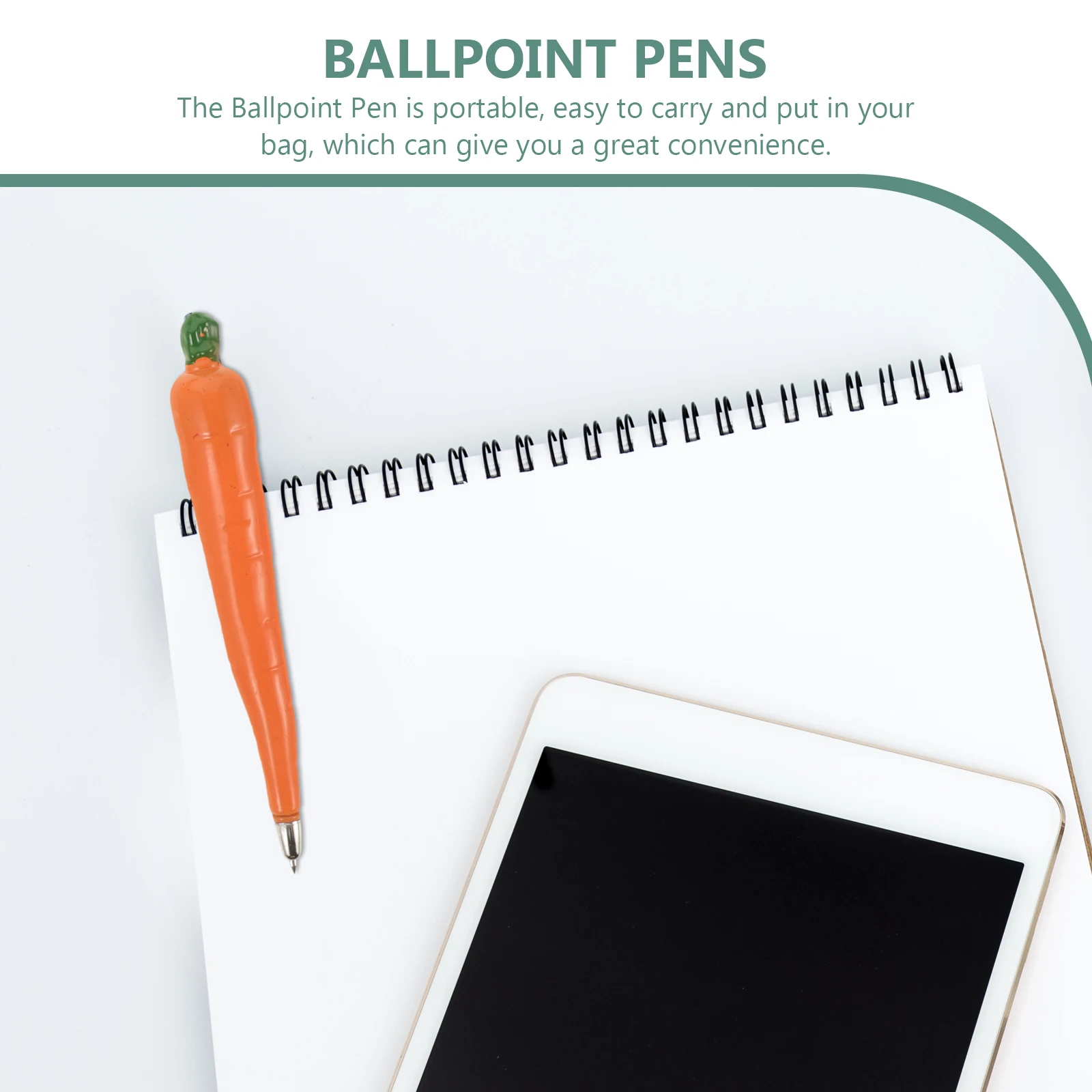 

9pcs Fruit Design Ballpoint Pens Smooth Vegetable Shaped Creative Stationery s Students School Office Supplies