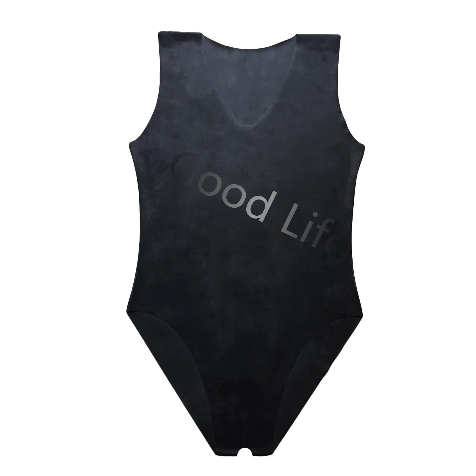 

Mould Women's 100% Latex Rubber Gummi Leotard Mould Body Swimsuit Black Latex Bodysuit Open Crotch