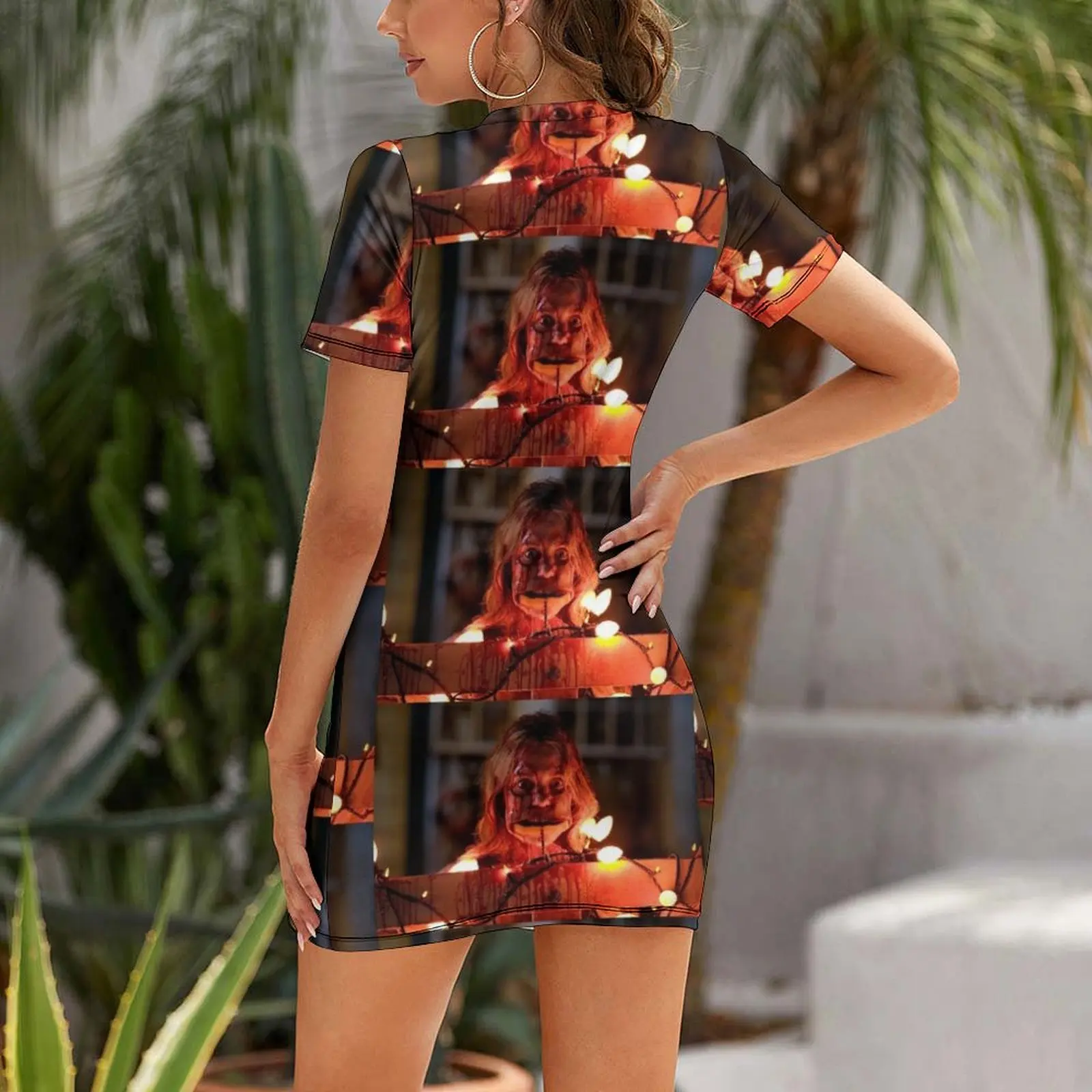 فستان Emma Trick R Trick بأكمام قصيرة فساتين نسائية فساتين فاخرة مجموعات نسائية أنيقة