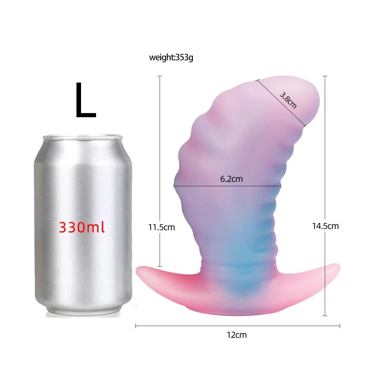 Comfortable Silicone Anal Plug Soft Anal Dilatation Sex Toy_voghion.com