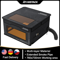 ATOMSTACK FB2 / FB2 Plus Laser Engraver Protective Cover with Vent Foldable Fireproof Dust-proof Smoke Prevention