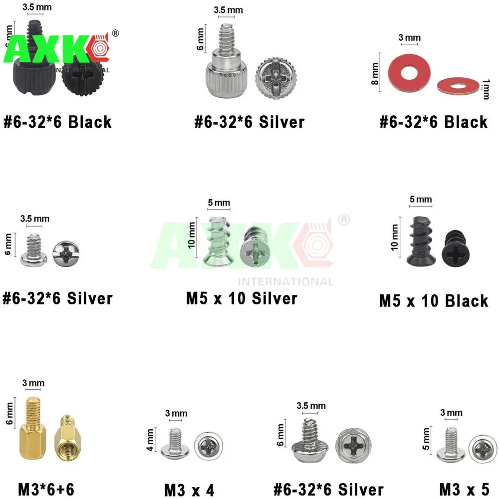 DIY Repair Tool Screws Accessories For Motherboard Mounting Hardware PC Hard Disk Computer Desktop Computer Case Screw   