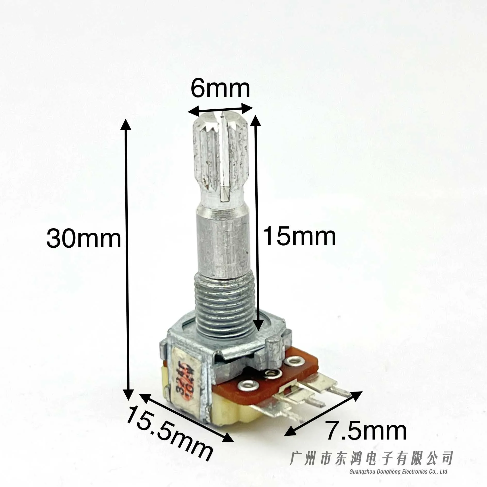 Japan ALPS RK12 single 3-pin W100K computer audio amplifier audio high and low volume potentiometer
