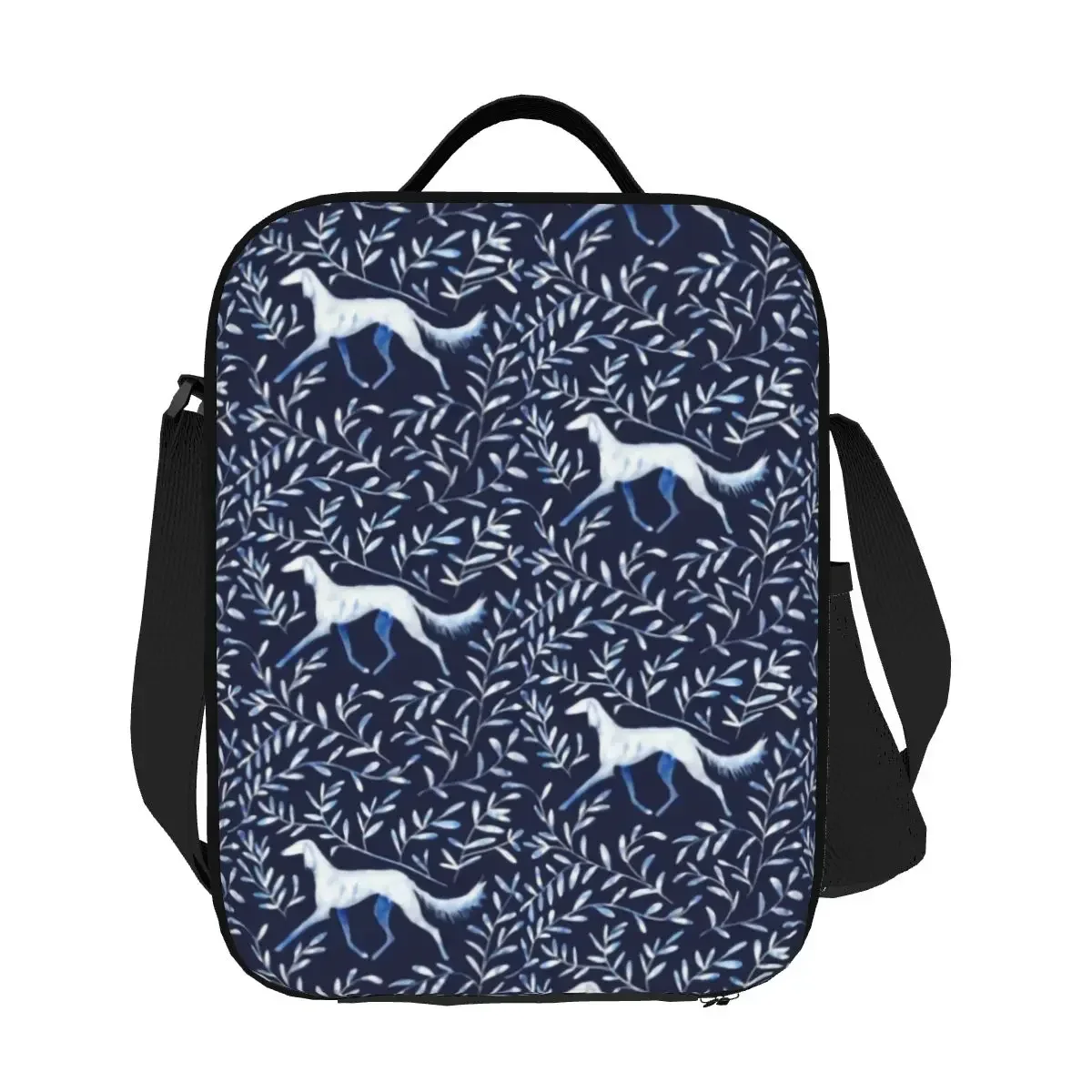 Saluki-Sac isotherme thermique Greyhound, Whippet Sighthound Dog, Fourre-tout pour l'école, le bureau, l'extérieur, Boîte à bento multifonction