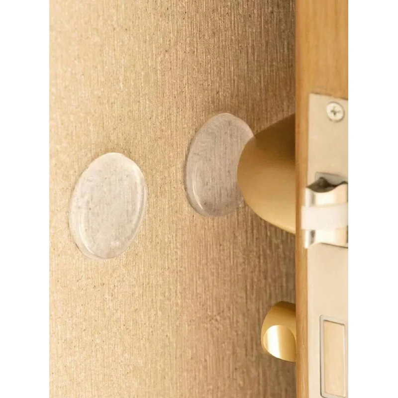 1pc Transparent Silicone Door Handle Bumper