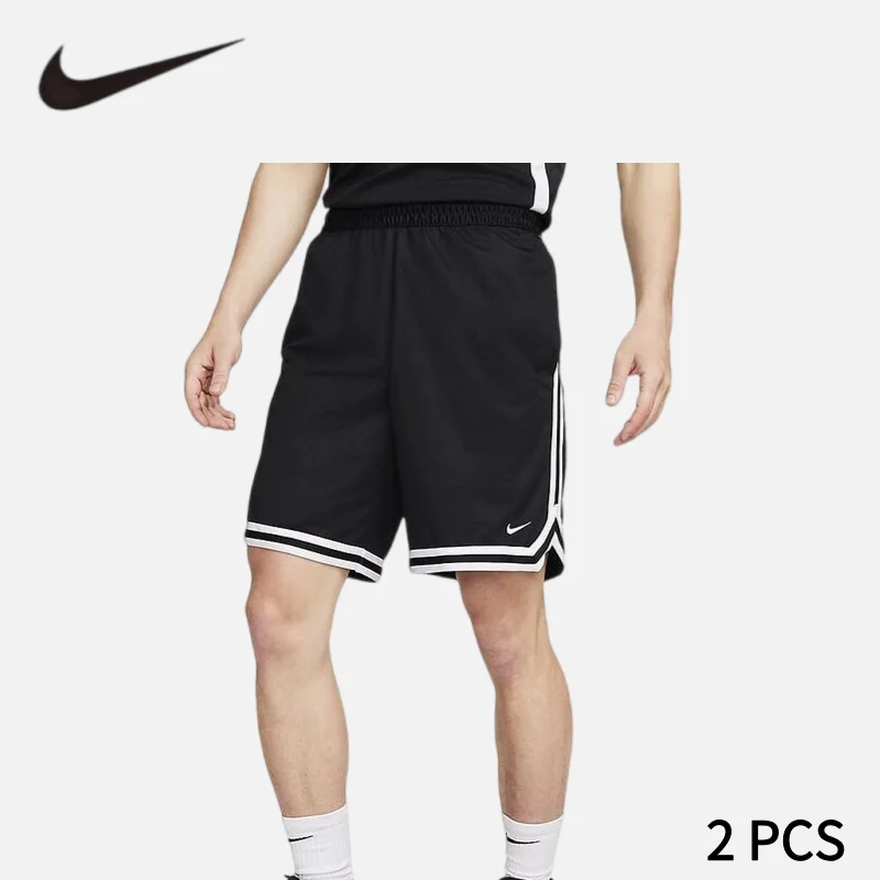 K DNA DRI-FIT Men's Quick-Dry Basketball Shorts - Spring New Style Loose-Fitting Sports Pants 2 PCS FN2652-010+FN2652-010