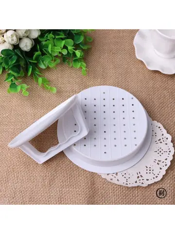 1PC Stuffed Hamburger Press, Plastic Burger Maker Mould for Grill & BBQ, Meat Patty Press Kitchen Tool