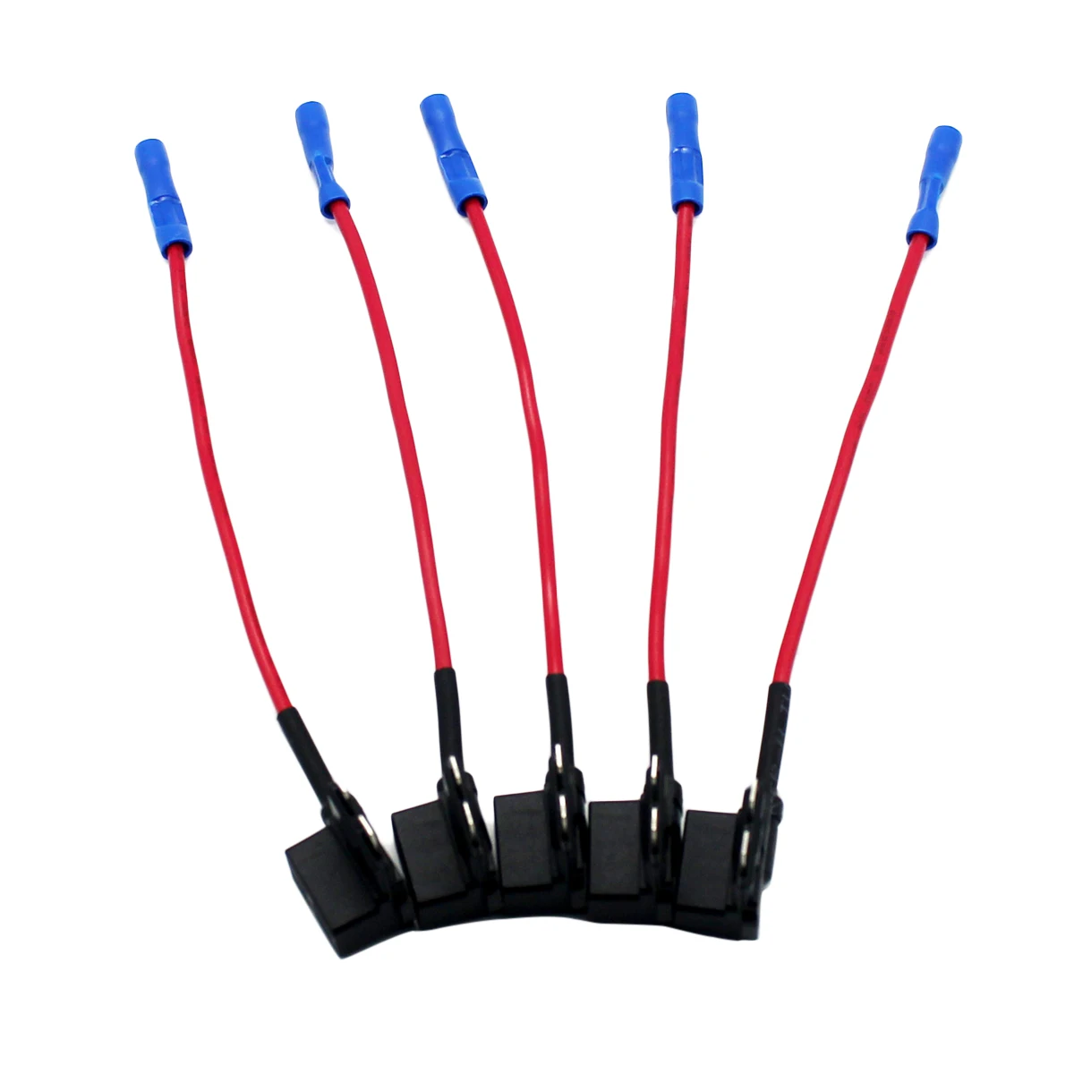 

5pcs 15A Medium Car Fuse Holder Car Add-a-circuit Fuse TAP Adapter Low Profile Fuse Holder (F677-L-15A-Z)