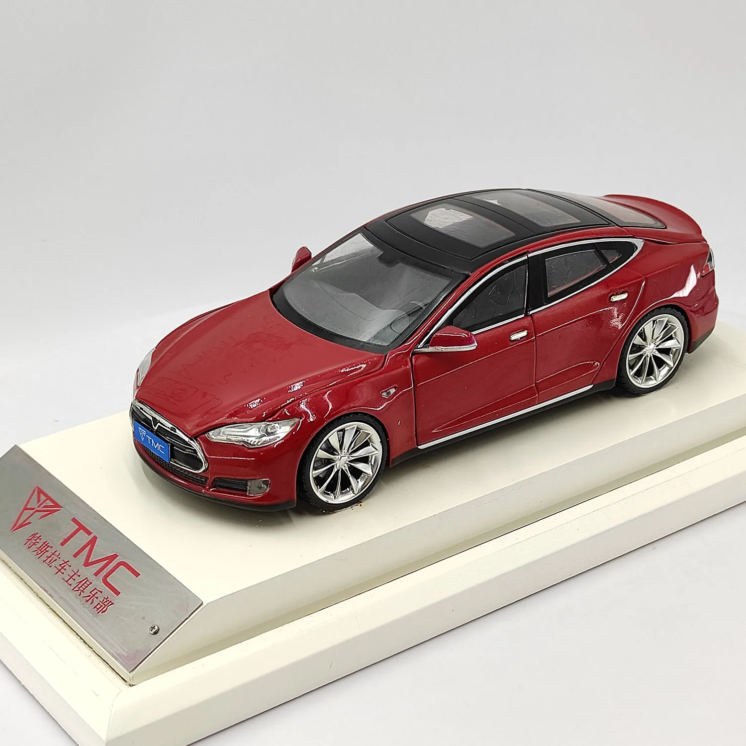 عيب دييكاست 1:32 مقياس تسلا نموذج S سبيكة نموذج سيارة مع صندوق عرض رائع تحصيل لعبة هدية تذكارية العرض #3