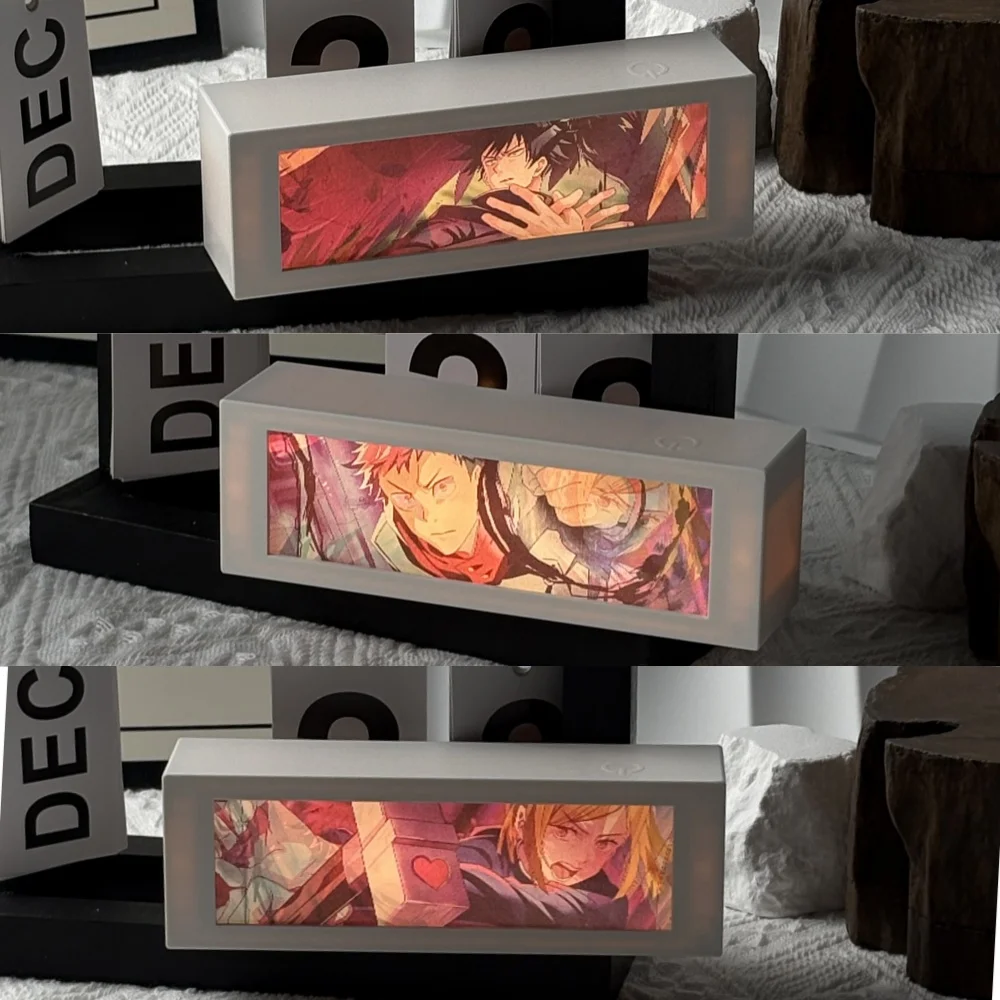 Lightbox Manga Nightlight 3D Motion Desk Lamp Anime Light Box  Lamp LED Light Box for Bedroom Decor Friend Birthday Gift