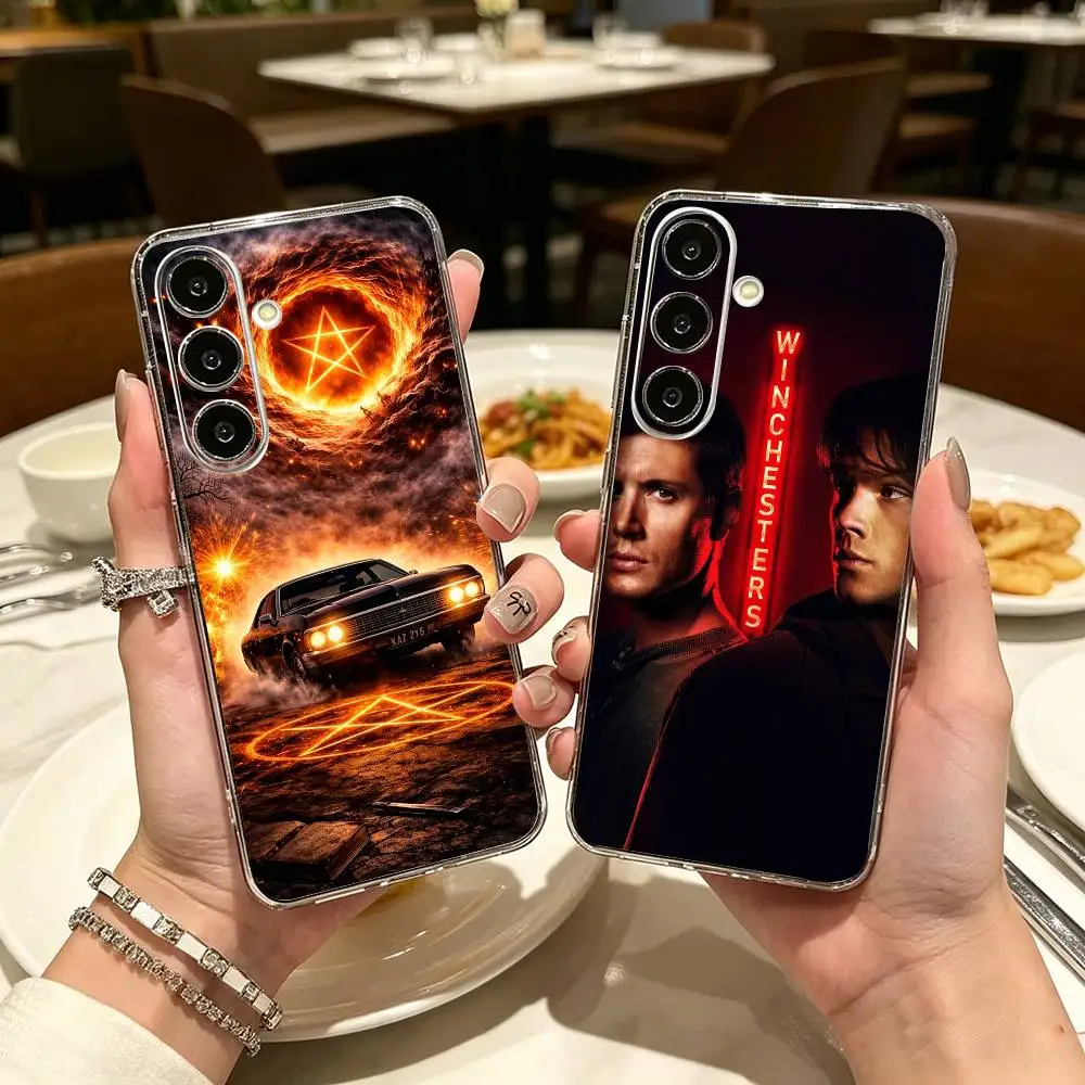 Legendary TV Supernatural Clear Phone Case for Samsung A71, A70, A52, A51, A40, A30, A20