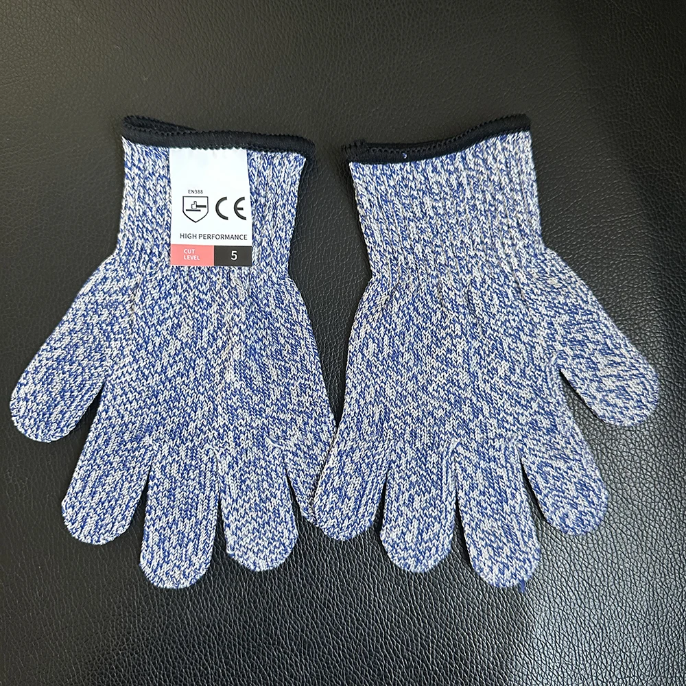 HPPE Niveau 5-veiligheid Anti-snijhandschoenen Zeer sterke industrie Keuken Tuinieren Anti-kras Anti-gesneden glassnijden Multifunctioneel