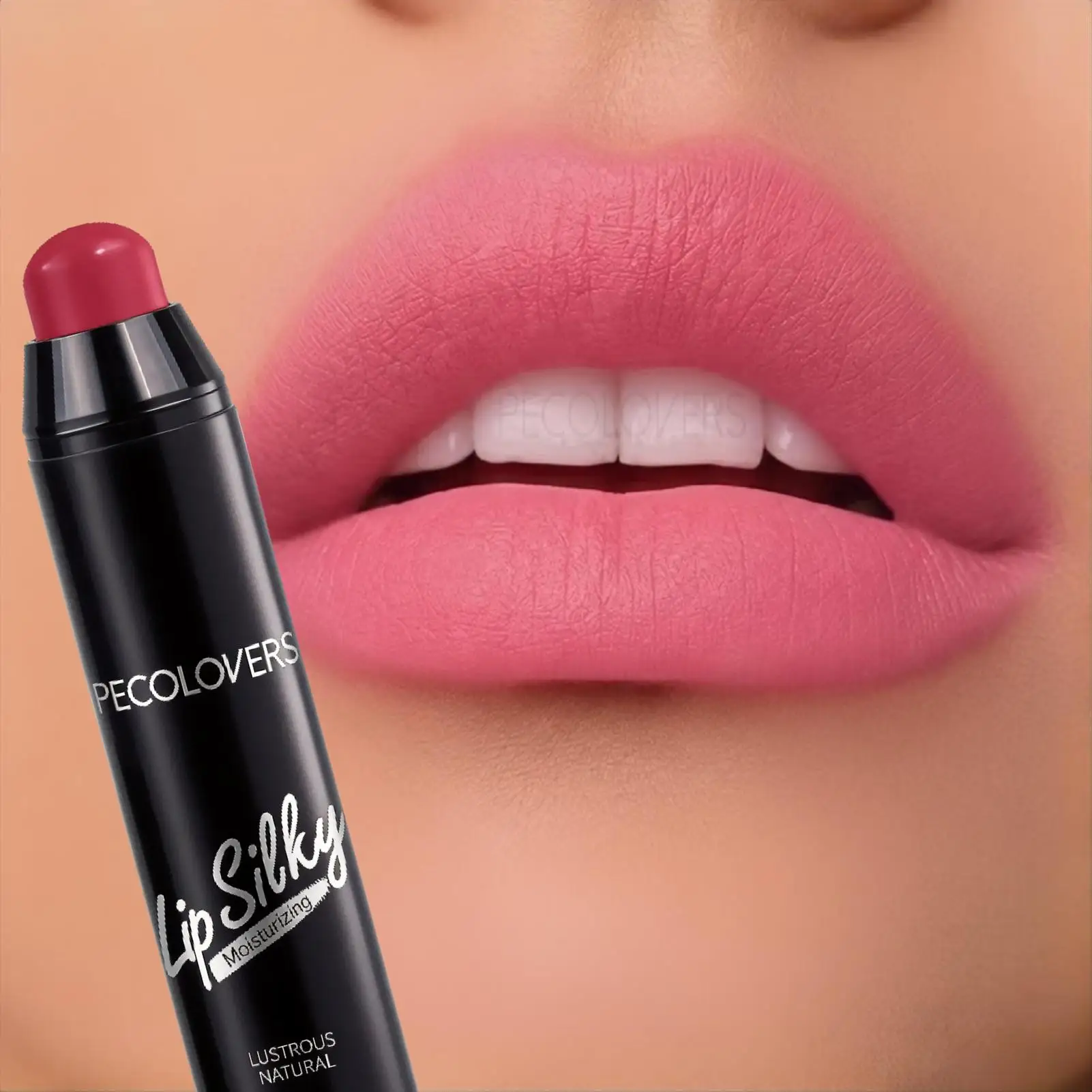 1PC Moisturizing Pink Nude Lipstick for Women, Velvet Soft Long Lasting Moisturizing Lip Color, Lightweight Smooth Korean Style