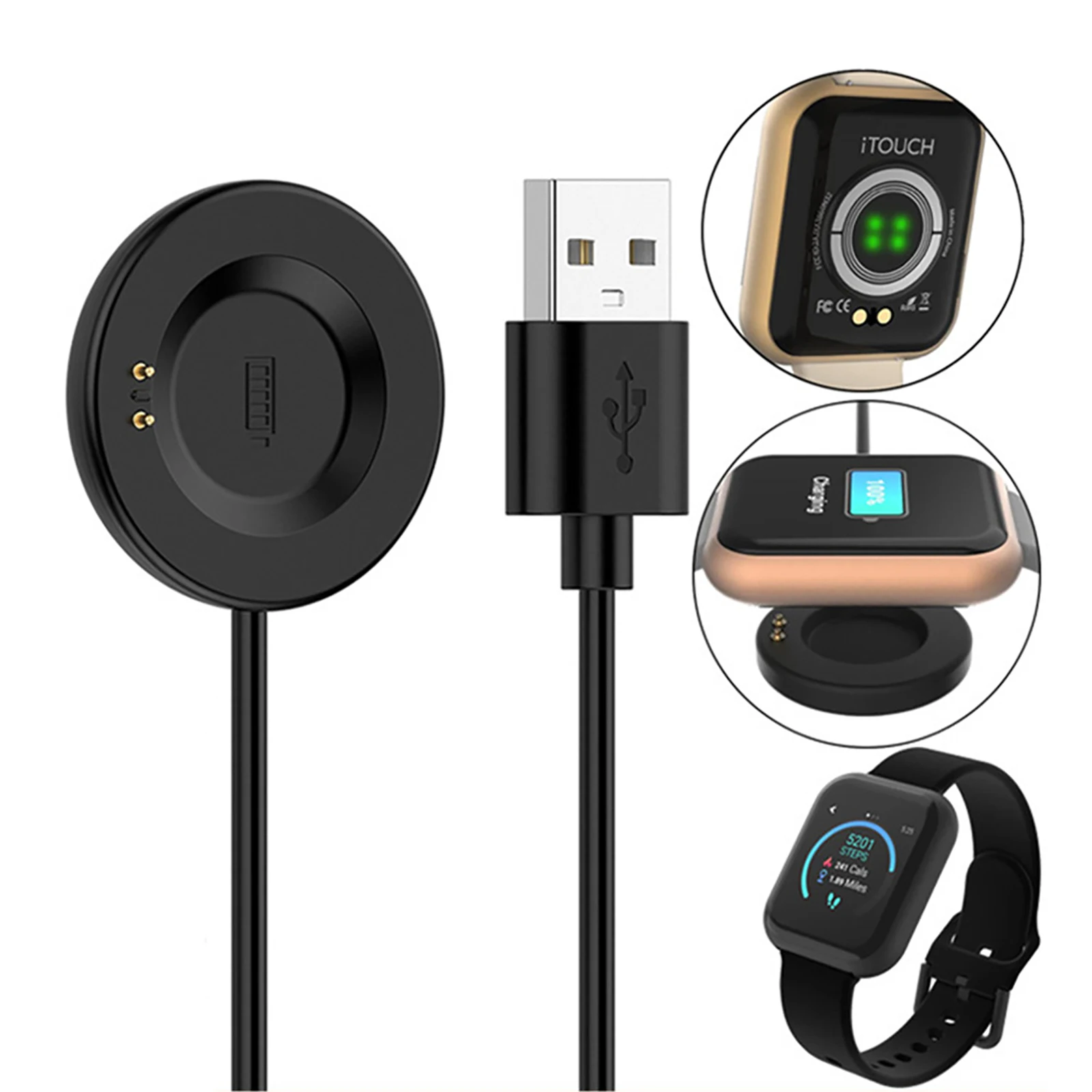 

1Pc Smart Watch Charging Cable USB Interface 5V For Itouch Air 4/Air SE/Sport/Air 3 Watch Charging Cord Dock Magnetic Watch Part