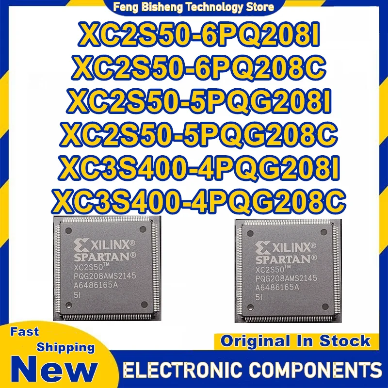 

XC2S50-6PQ208I XC2S50-6PQ208C XC2S50-5PQG208I XC2S50-5PQG208C XC3S400-4PQG208I XC3S400-4PQG208C Микросхема Новый оригинальный на складе