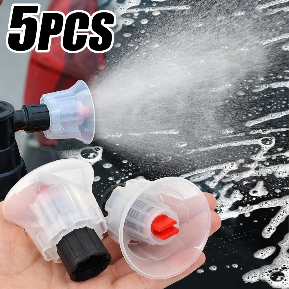 Car Washing Foam Nozzle Auto Hand Operated Pump Foam Sprayer Replaceable Accessories Household Car Wash Liquid Foam Spray Nozzle