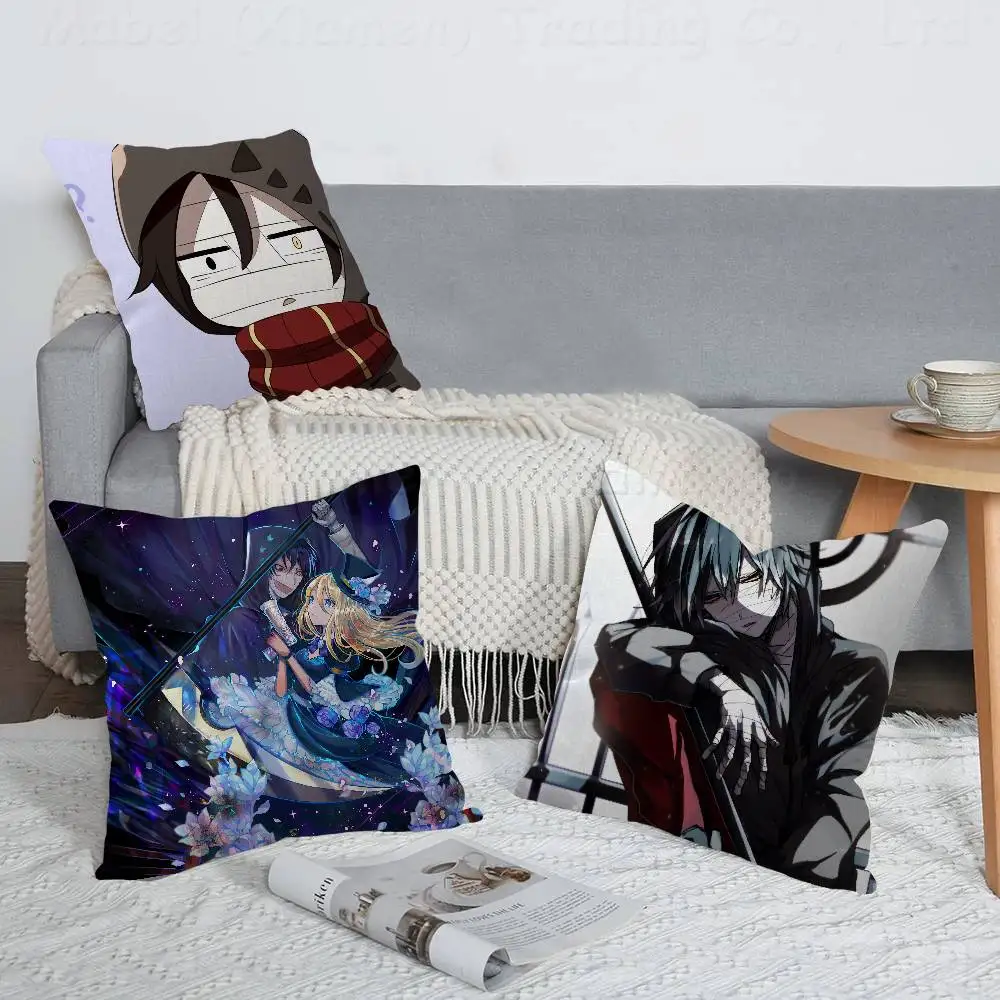 Anime Angels Of Death Cushion Cover Inches Farmhouse Decor Home Throw Pillow Covers For Couch Decorations