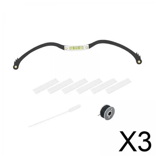 

Aluminum Alloy Eyebrow Measure Ruler Positioning Marker Makeup Tool with Strings for Precise Eyebrow Mapping DIY