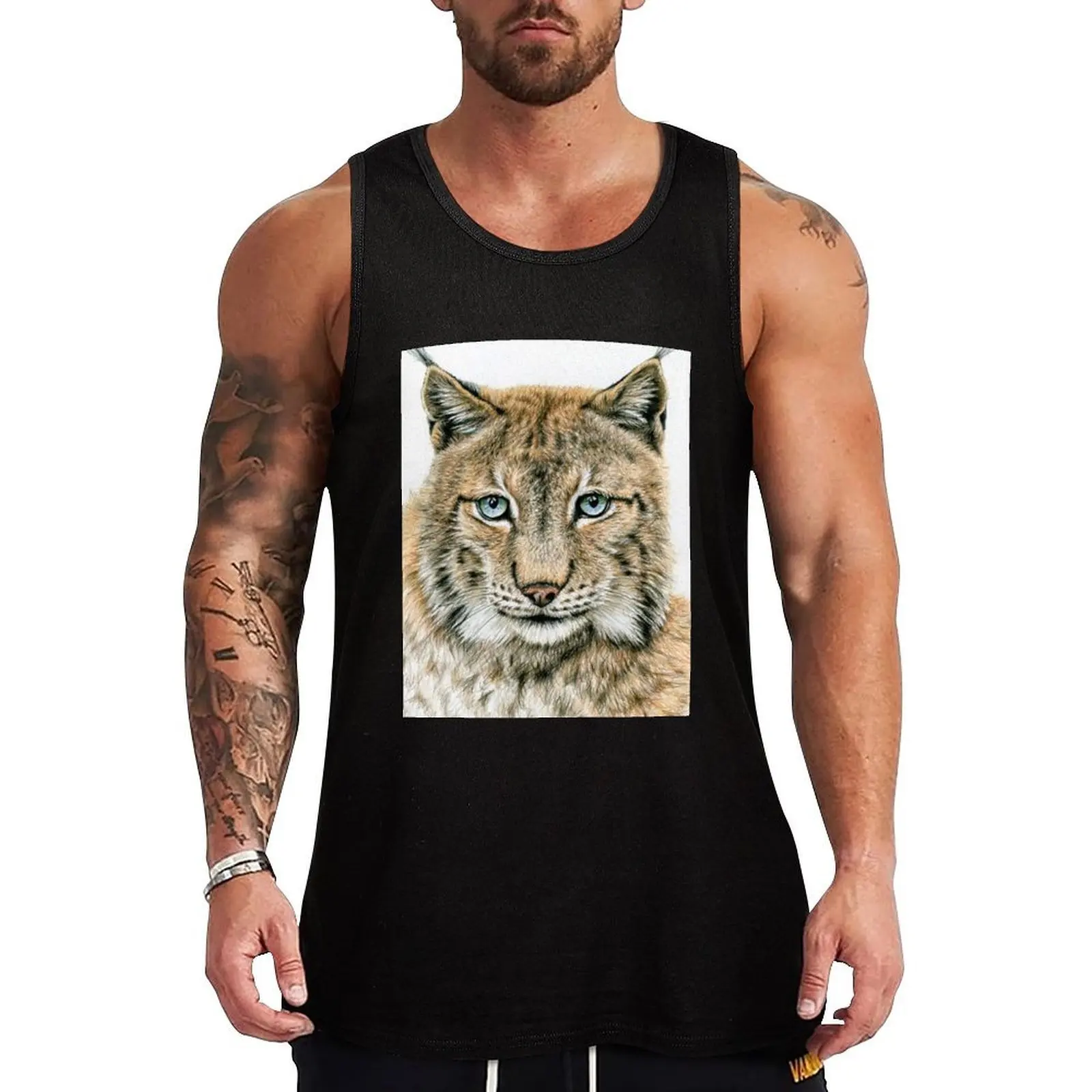 

The Lynx Tank Top Casual Everyday Tank Top Soft Loose Sleeveless Shirt