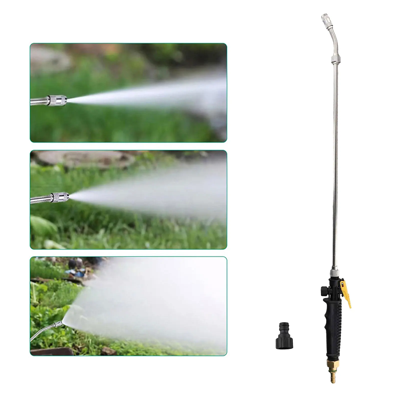 In Match Hose Adjustable Rubber Handle Dimensions Sprayer Nozzle Exterior Finish Stainless Steel Tube Features