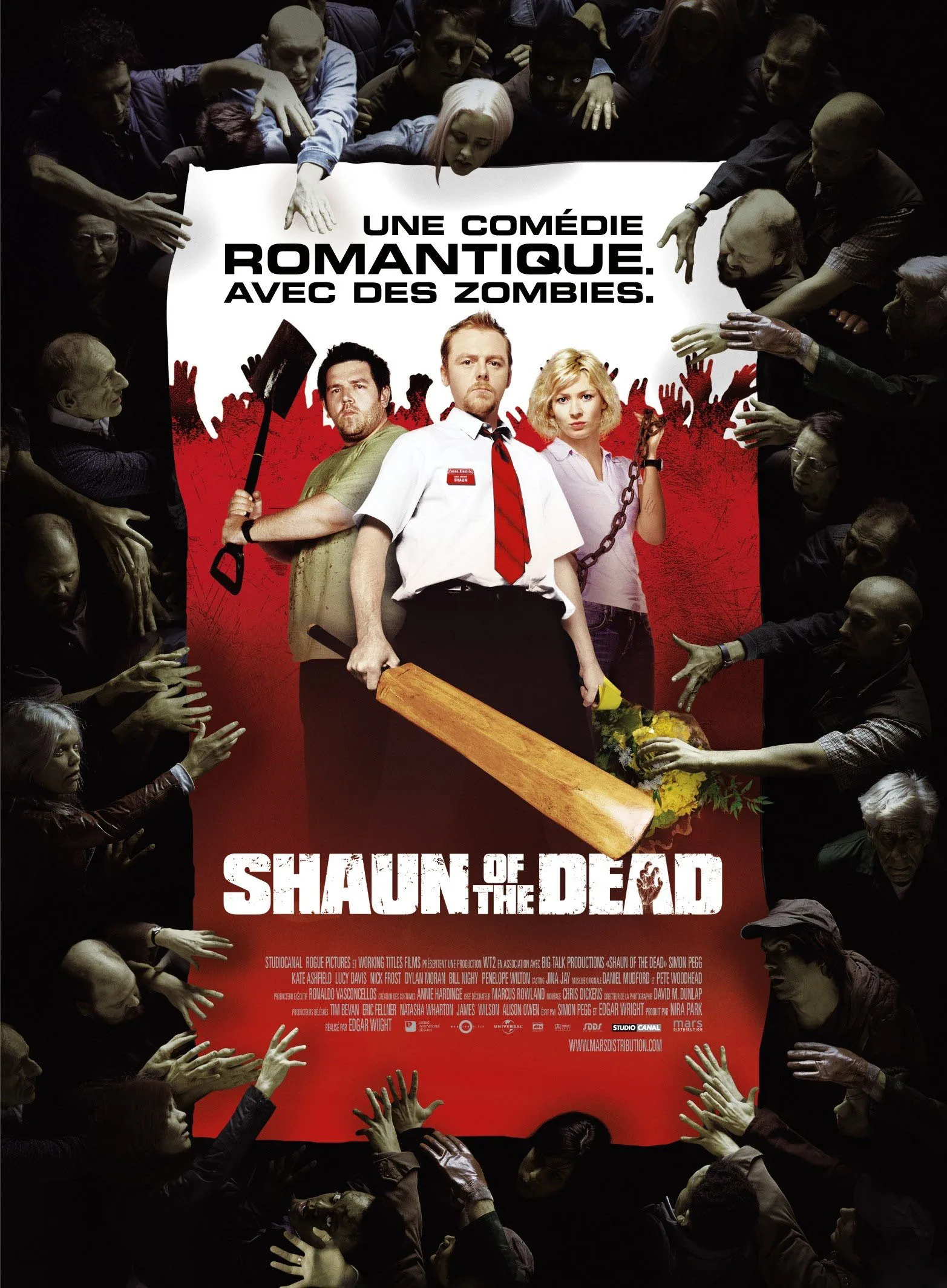 Movie Shaun of the Dead (2004) Silk Poster Home Decorative Wall Painting