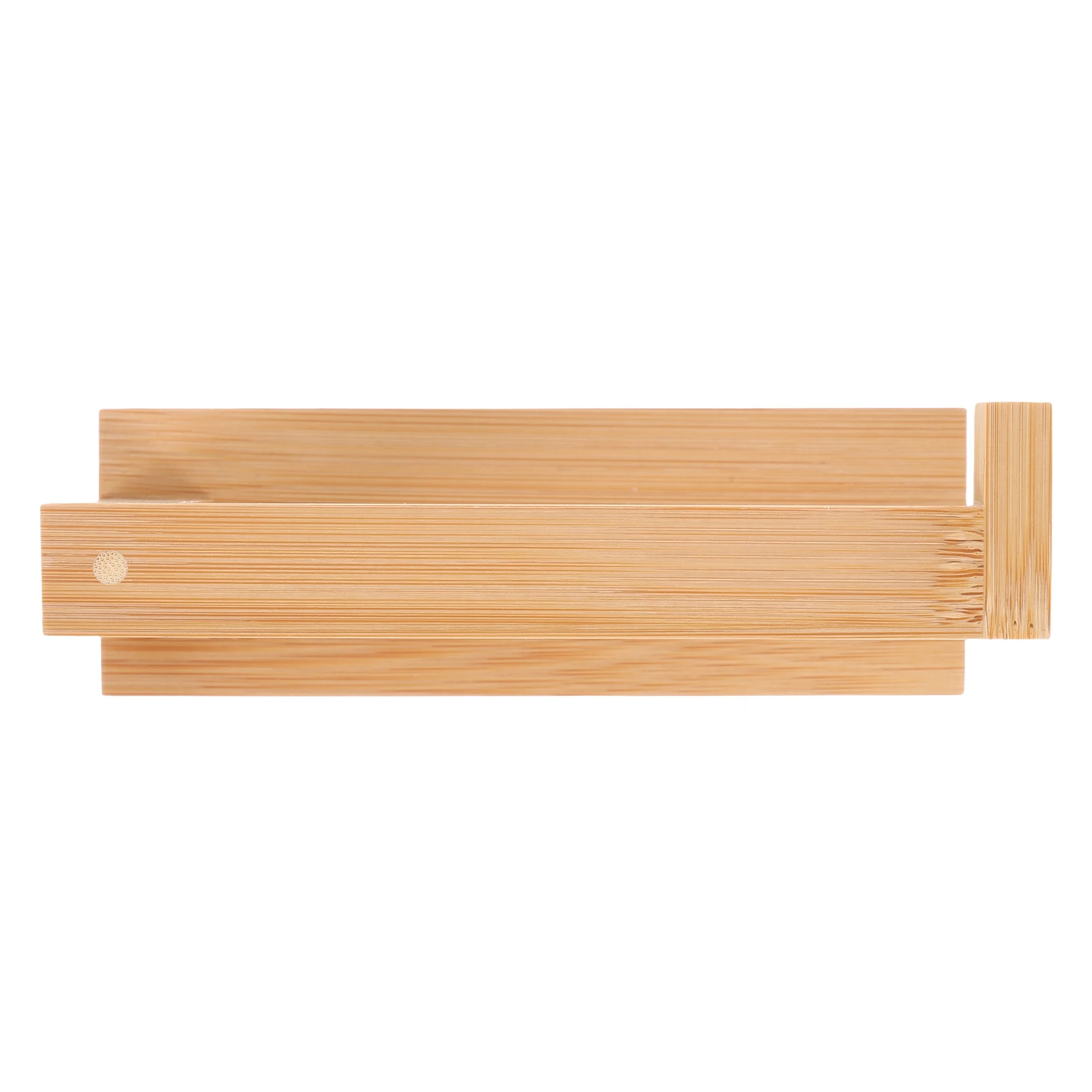

Bamboo Toilet Paper Holder Bathroom Shelf Organizer Hand Towel Roll Storage No Drill Easy Clean Multifunctional