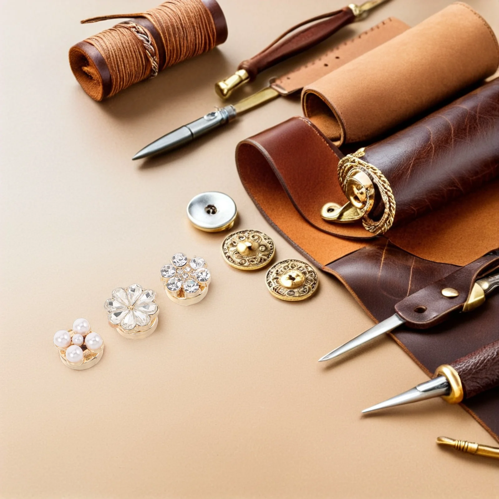 

3Pcs Rhinestone Shirt Cuff Embellishments: Flower Button Covers for Women Blouses Elegant Alloy Cuff Links Dress Shirt Studs