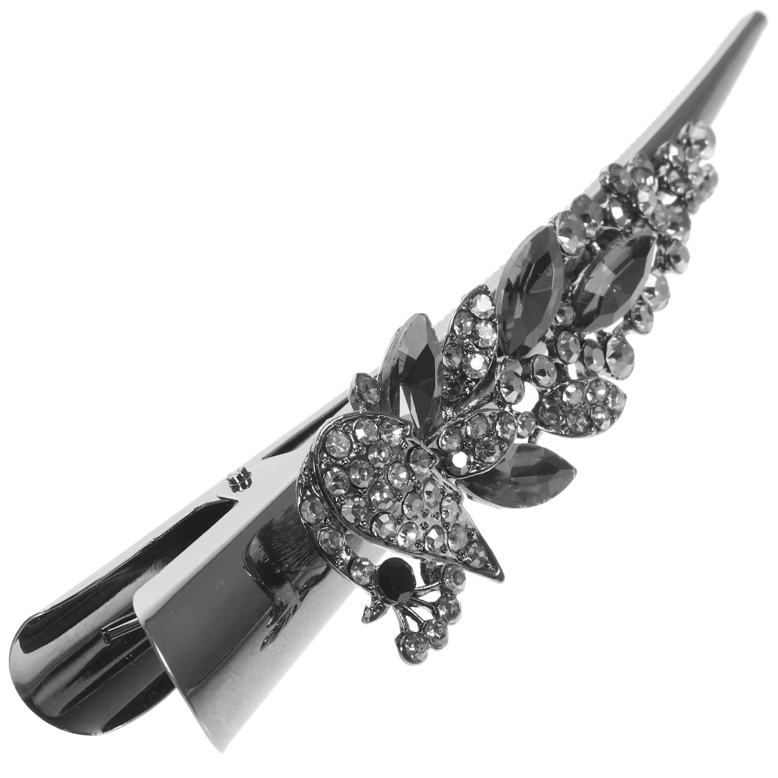 

Rhinestone Alligator Hair Clips Vintage Crystal Metal Duck Bill Barrettes for Women Styling Thick Thin Hair Accessories