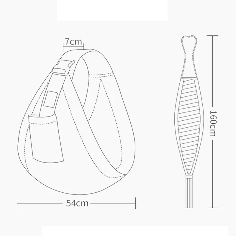 Sac à dos d'allaitement en tissu maillé Electrolux pour bébé de 0 à 36 mois, écharpe ronde pour nouveau-né, utilisation pour les touristes