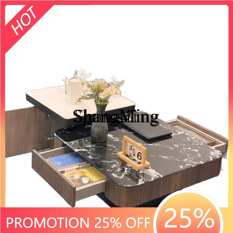 

ZYYНовый набор журнальных столиков, ультракристаллический камень, квадратный, для маленькой квартиры, гостиной, дома, элитный светильник, роскошь