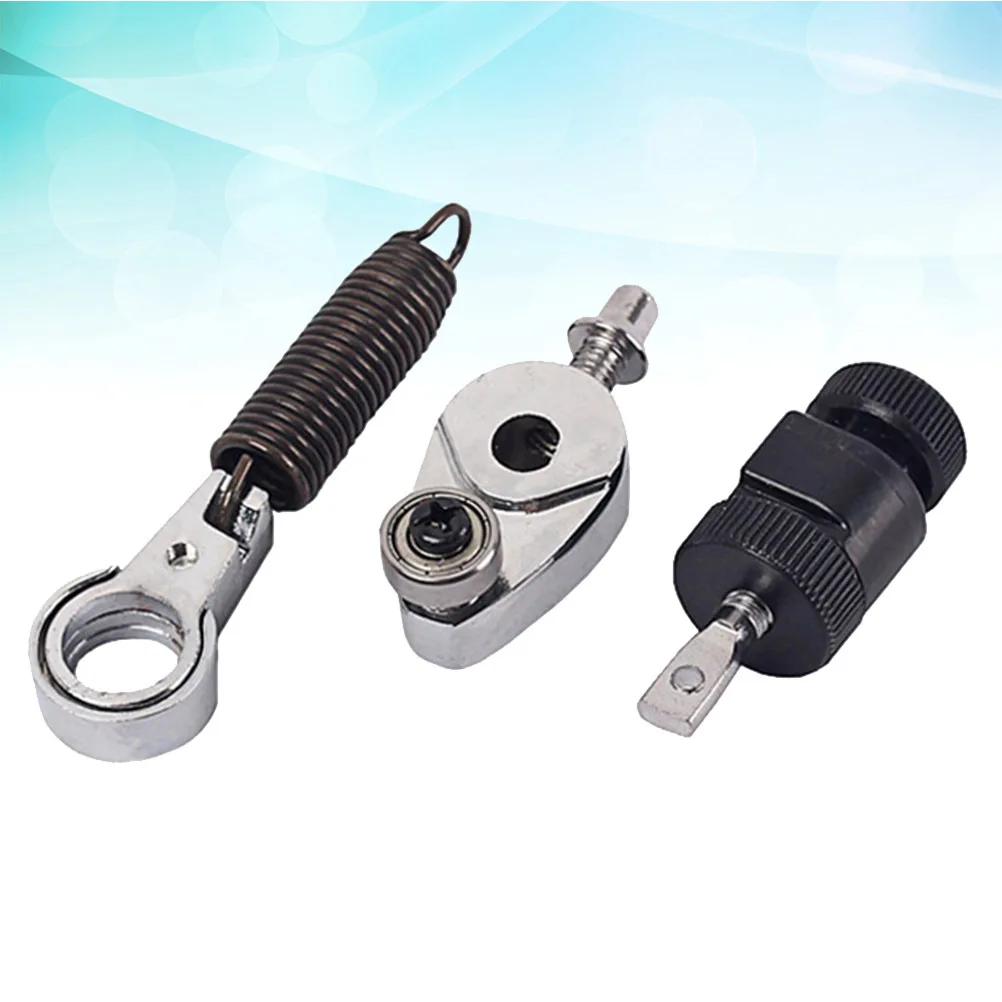 

Drum Foot Pedal Spring Metal Cam Tensioner Black Silver Easy to Use Durable High Tensile Strength Bass Pedal Parts