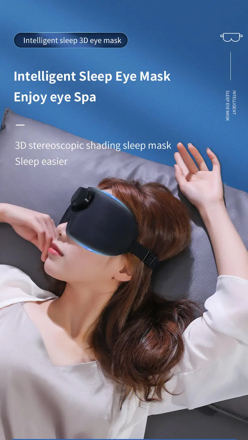 Special Hot Selling Compression Fatigue Electronic Mini Relax Vibration Eye Care Massager With Heat Music