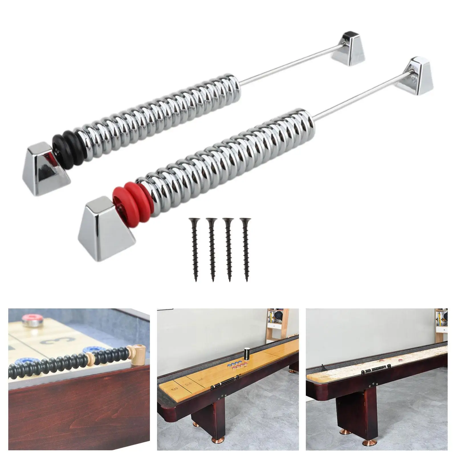 

Snooker Billiard Score Board Metal Scoring Referee Gear Device for 2 Player Snooker Game Shuffleboard Table Mounted Scoreboard