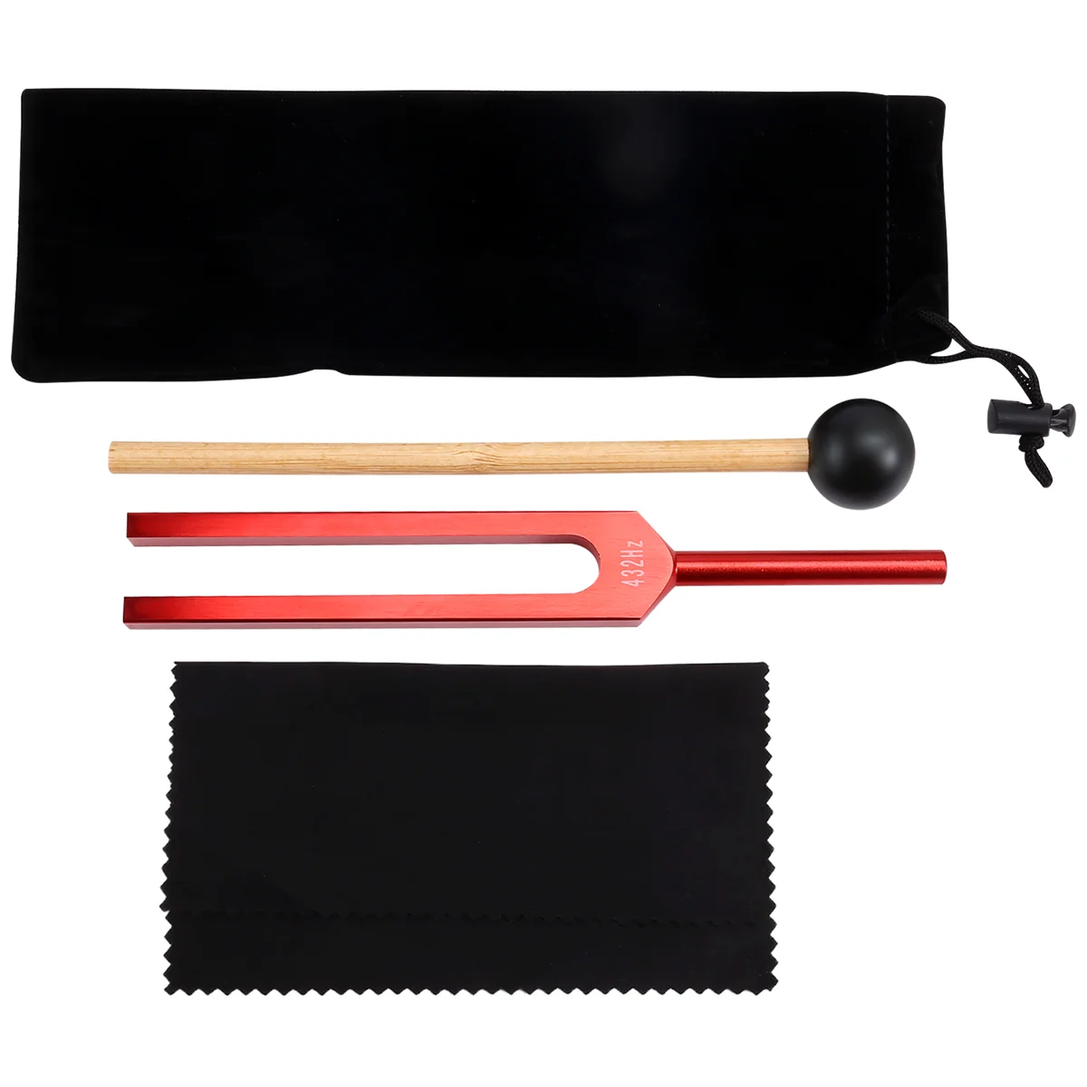 치유 소리 치유 치료 및 요가를 위한 ABGN 432Hz 소리굽쇠 423hz 알루미늄 합금 소리굽쇠 빨간색