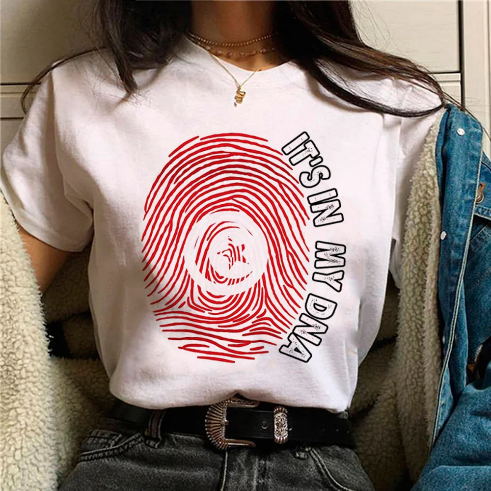 

Tunisia top women Y2K tshirt female designer graphic anime clothes