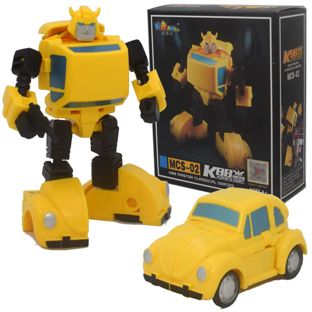 

Transformation Bee MCS-02 MCS02 KBB KO Newage G1 Mini Pocket Series 10cm Hornets Agent Action Figure Toys Robots