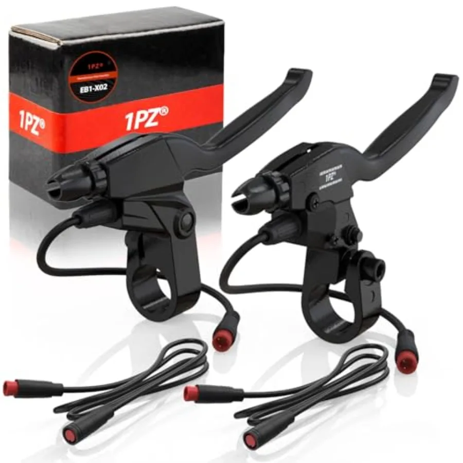 

EB1X02 Прочный водонепроницаемый 2-контактный разъем, 2 провода, левый и правый электронный тормозной рычаг, аксессуары для электрического скутера EBike