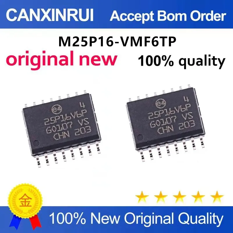 

Original New 100% quality M25P16-VMF6TP 25P16V6P M25P16 SOP16 Integrated circuit IC chip