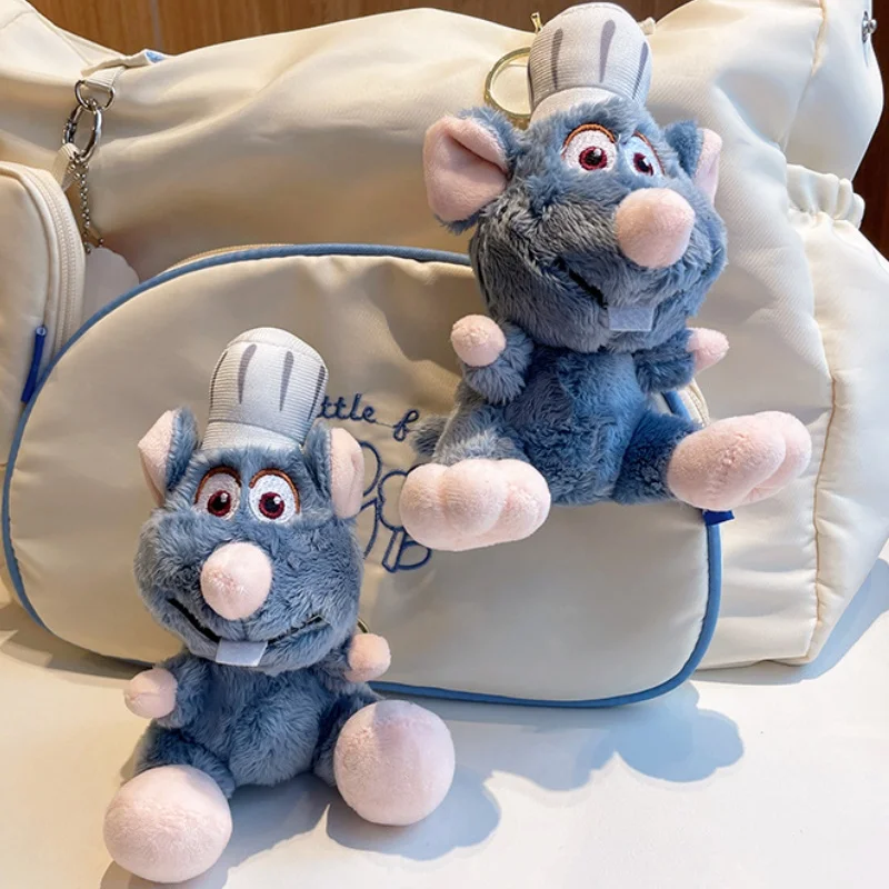 

Disney Cooking Mouse King Cartoon Plush Stuffed Doll Keychain Backpack Decorative Pendant Kawaii Chef Mouse Birthday Gift Toys