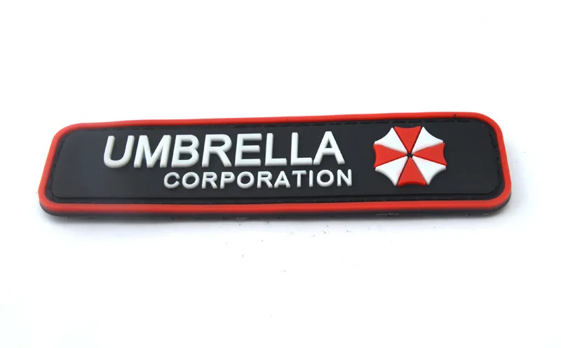 Umbrella Corporation 3D Rubber/Cloth/Reflective Patch Badge Military Tactical Patch Hook Patch Badge Applique Insignia