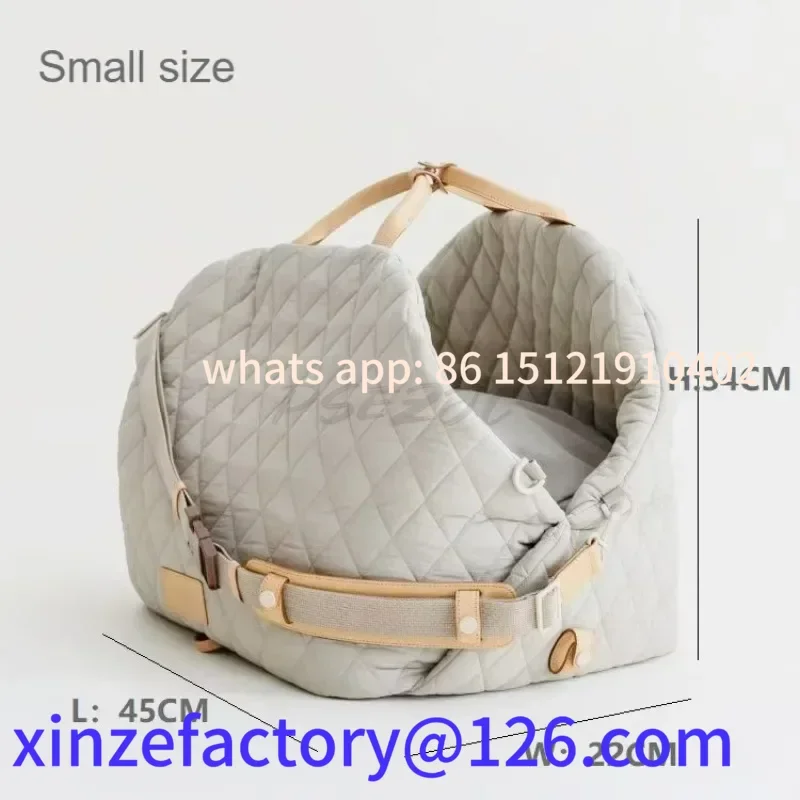 Customizable Upgraded Pet Dog Kennel Nylon Waterproof Pet Bag Detachable Portable Car Dual-use Travel