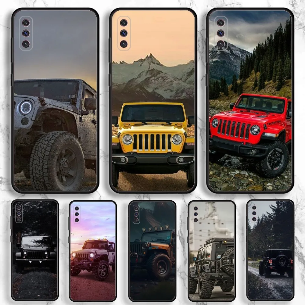 J-Jeeps off-road SUV Phone Case For Samsung Galaxy A13,A21s,A22,A31,A32,A52,A53,A71,A80,A91 Soft Black Phone Cover