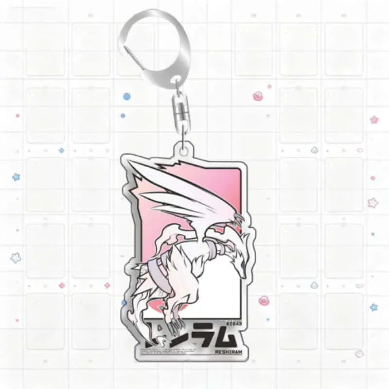 Keychain for Pokemon Selene Lyra Hilda May Acrylic Homemade Cartoon Anime Backpack Pendant Decoration Collection Fans Gift 5cm