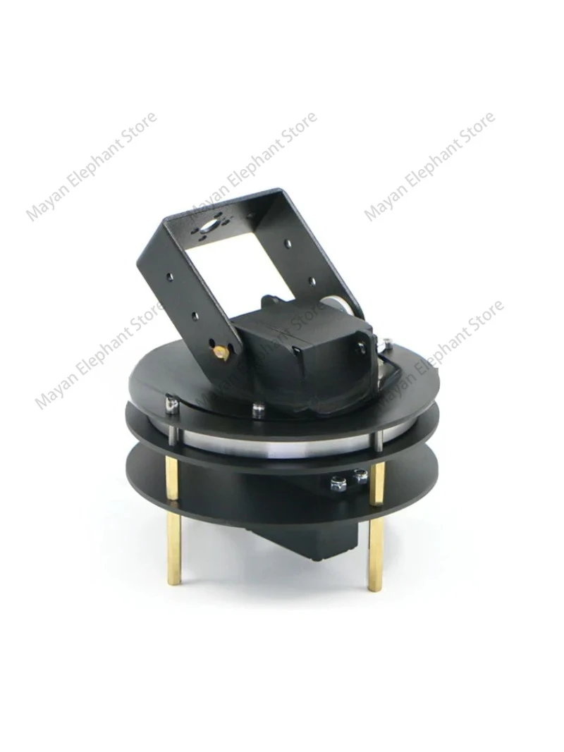 

2D electric pan tilt with bearing 20kg high torque servo optional with one/two degrees of freedom rotation DIY kit