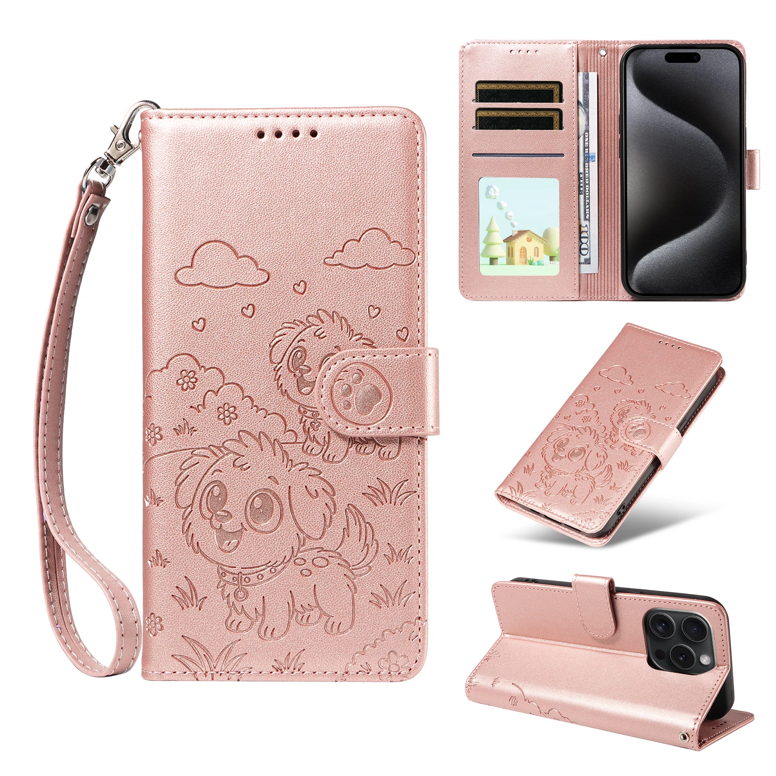Cute Dog Flip Case …