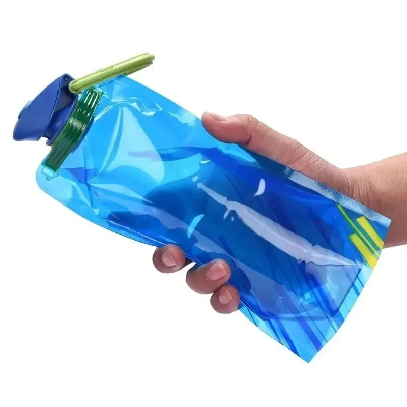 Botella plegable reutilizable – Frasco blando con mosquetón para pesca - imagen 2