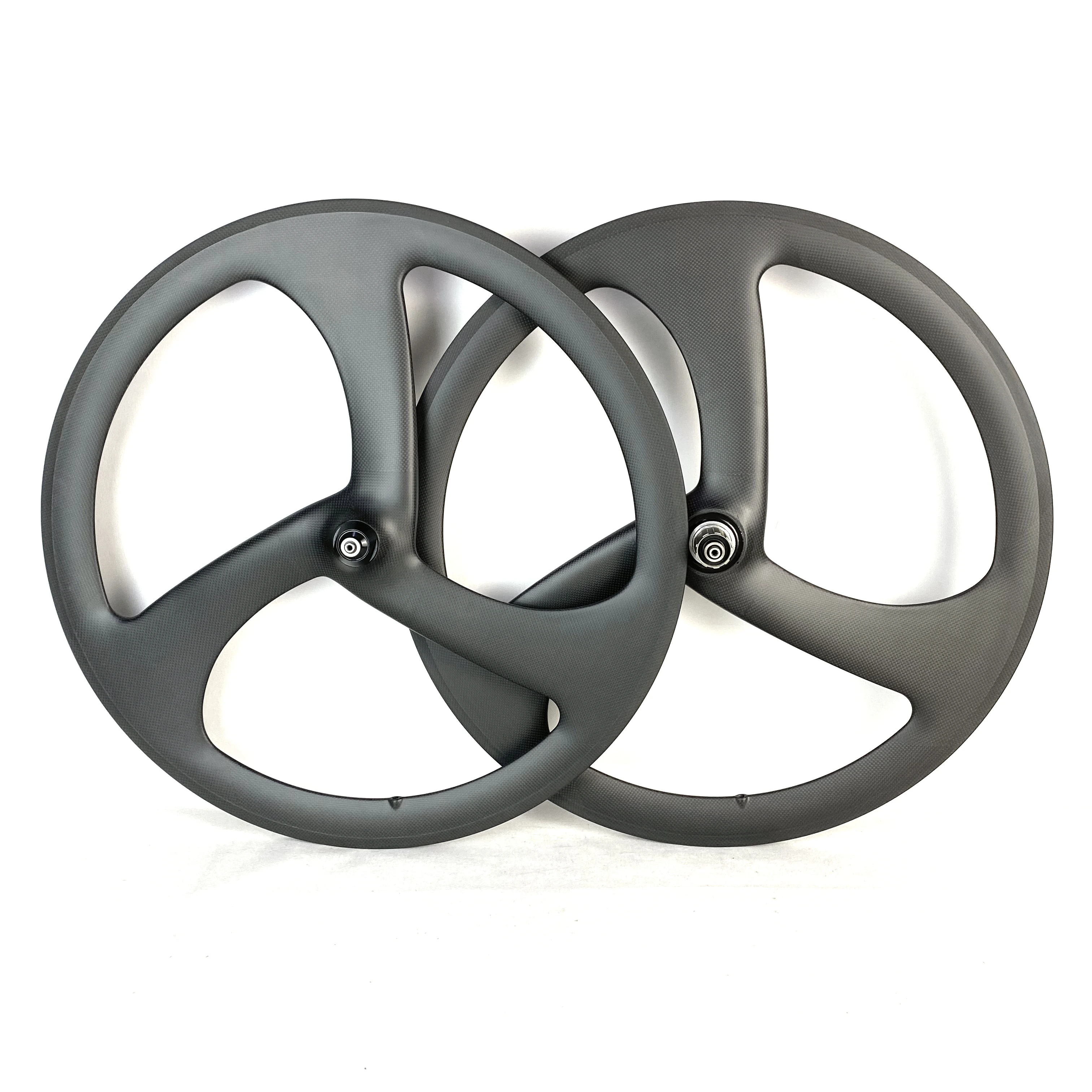 

In Stock! 700C Road Rim Brake Full Fiber 3-spoke Wheel Clincher Outer Width 20mm Inner Width 13mm Compatible With HG 10-12