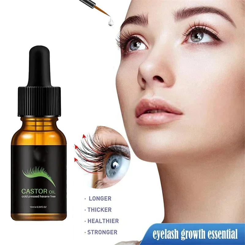 Sérum de croissance rapide des cils, rehausseur de cils naturel, plus long et plus complet, traitement des cils frisés, produits de soins pour les yeux, maquillage, 7 jours