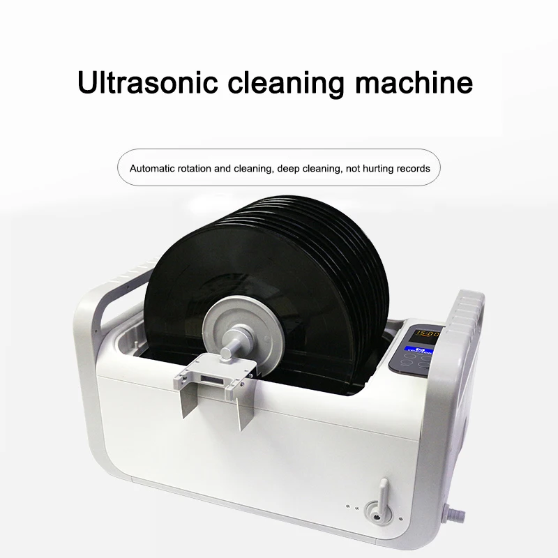 Ultrasonic vinyl record washer disc gramophone record light washer vinyl record cleaning