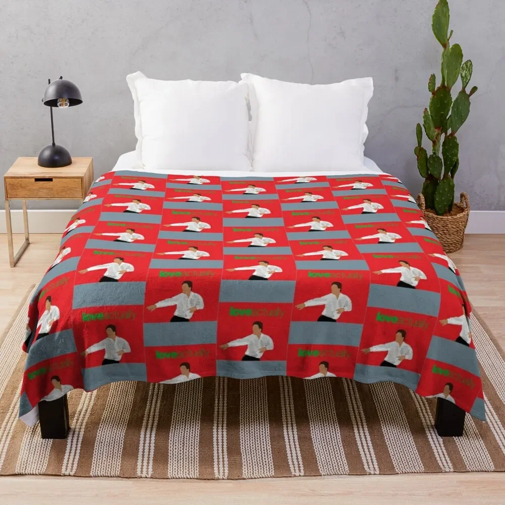 

Love Actually Hugh Grant Art Throw Blanket Lightweight Cozy Blanket for Bed Sofa